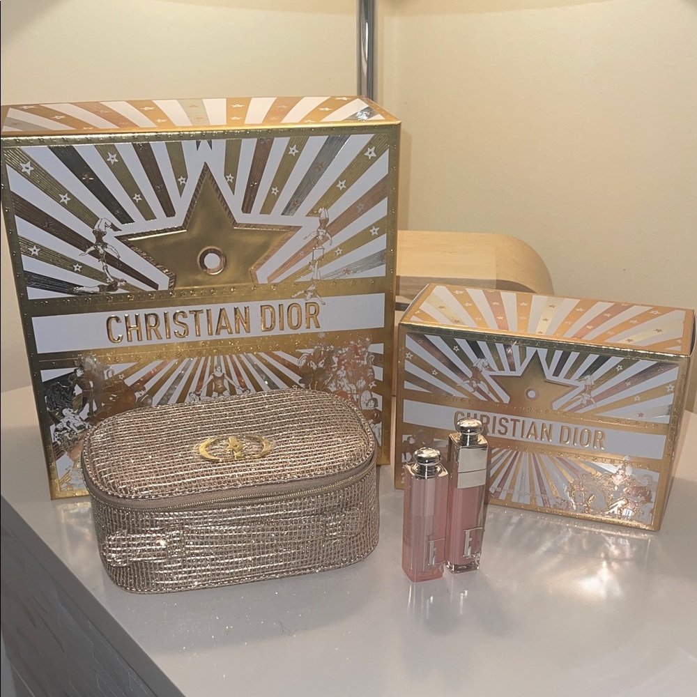 Dior Gold and Pink Skincare Gift Set